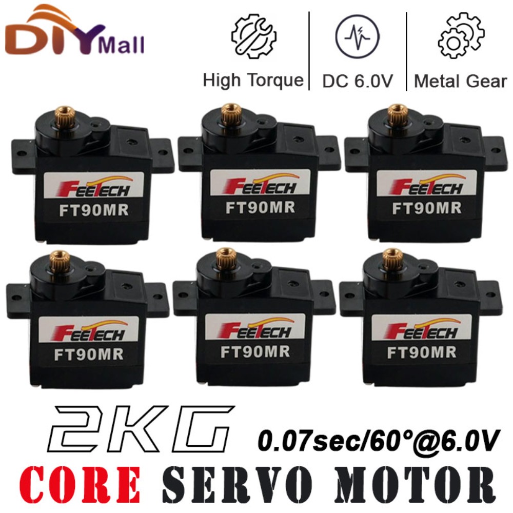 Micro Servo - 1/2/4 adet Feetech FT90M dijital Metal