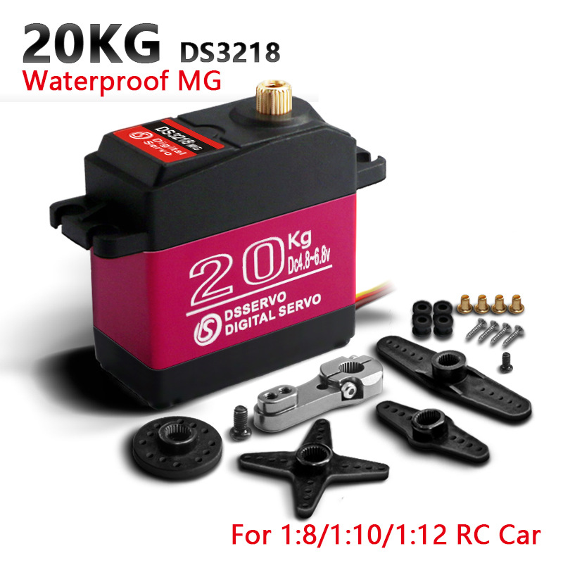 Robot Arm Metal - Dsservo Ds3218Mg 20Kg Metal Dijital Servo