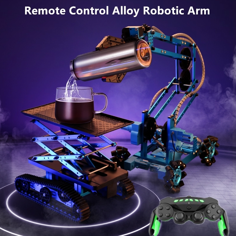 Robot Arm Metal - Uzaktan Kumandalı Alaşımlı Araba Mecha Manipülatörü