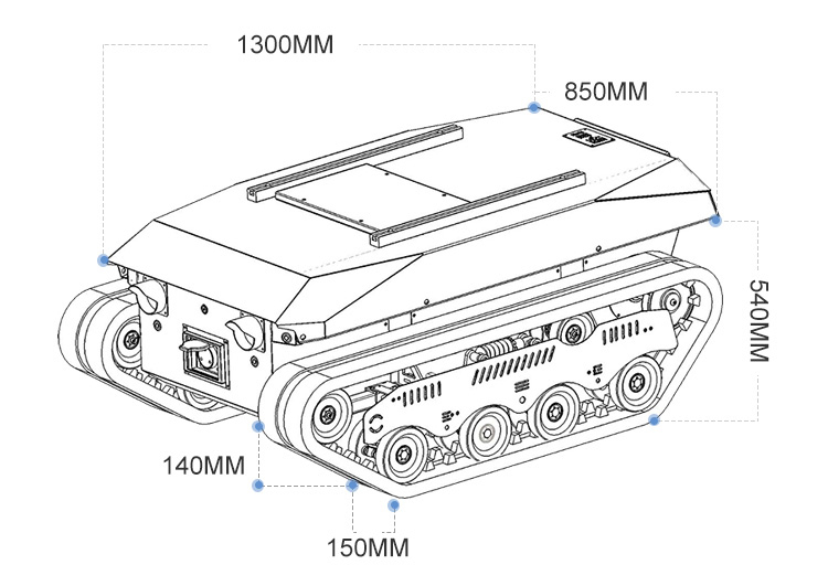 Merdiven Çıkan Tırtıllı Damper - Robot Track incelemesi ve fiyatı