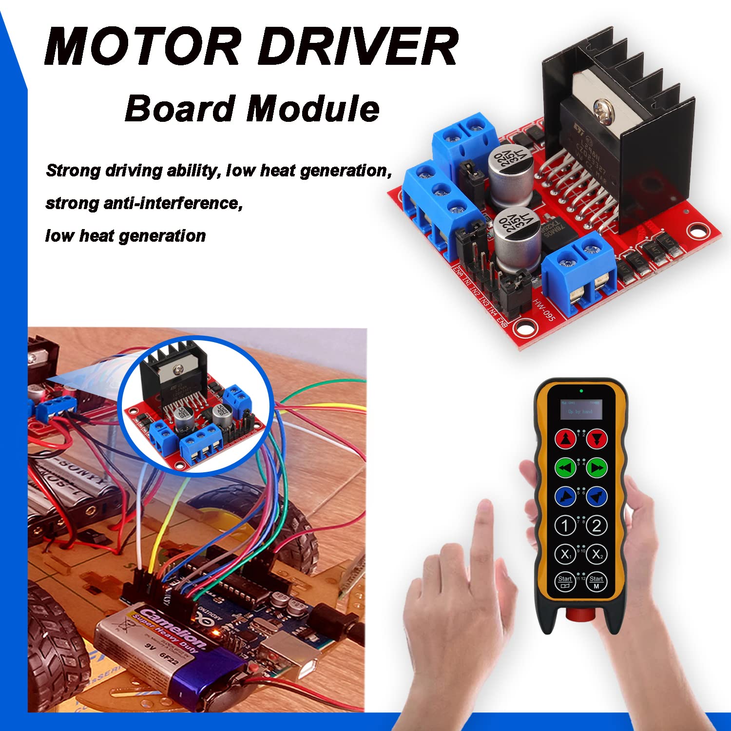 L298N Motor Sürücü Kontrol Kur - Motor Driver L298N incelemesi ve fiyatı