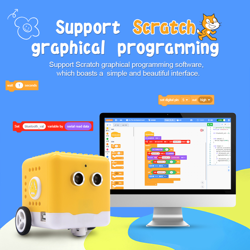Kidsbits Programlanabilir Robo - Microbit Robot incelemesi ve fiyatı