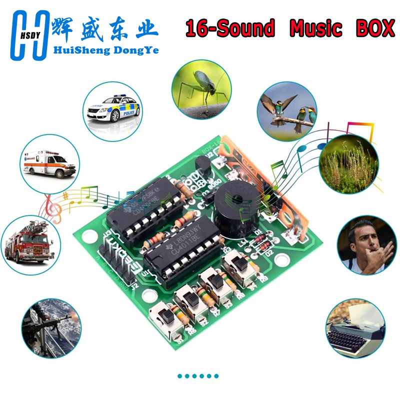 16 Müzik Ses Kutusu BOX-16 Kur - Line Follower Robot incelemesi ve fiyatı