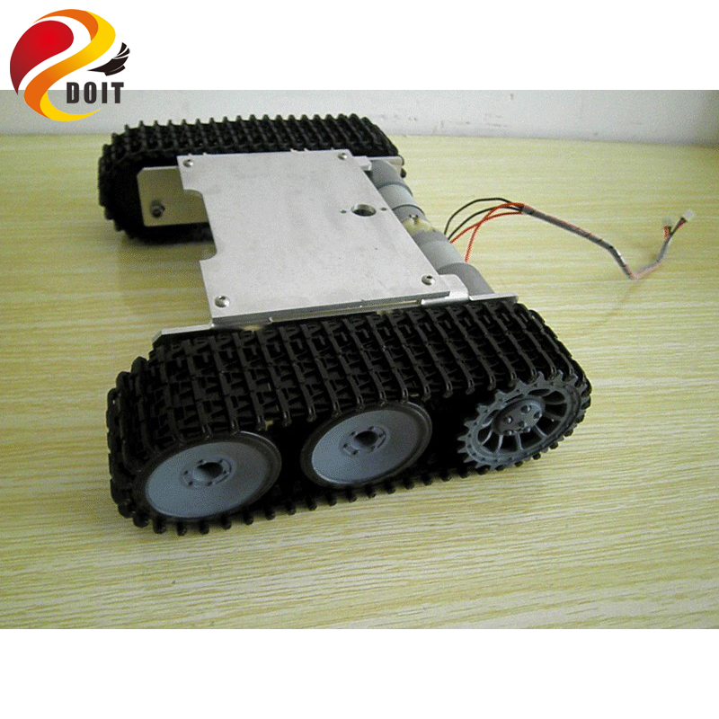 RC kiti robot Tankı Araba Şasi - Tracked Robot Chassis incelemesi ve fiyatı
