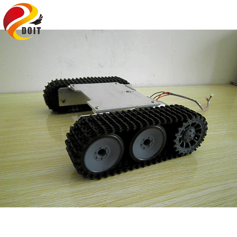 RC kiti robot Tankı Araba Şasi - Tracked Robot Chassis incelemesi ve fiyatı