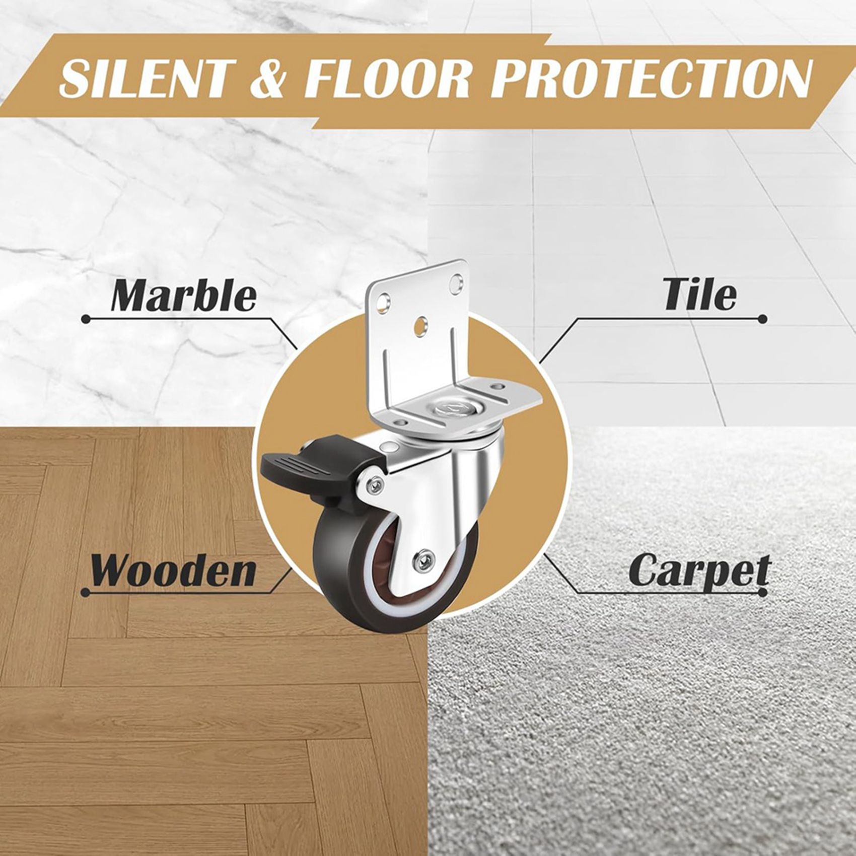 TFORU – Yan Montajlı Tekerlekl - Caster Wheel incelemesi ve fiyatı