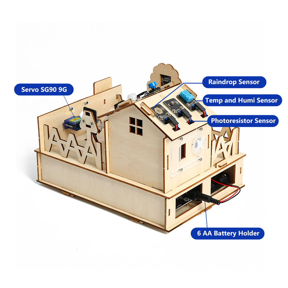 Acearduino DIY akıllı ev kiti  - Microbit Robot incelemesi ve fiyatı